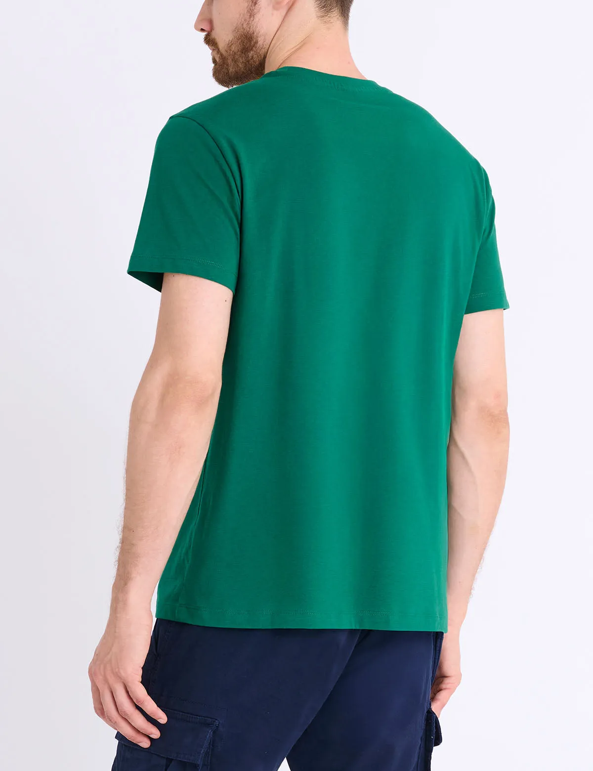 EMBOSSED USPA STRIPE JERSEY T-SHIRT sold by U.S. Polo Assn. product image thumbnail 5