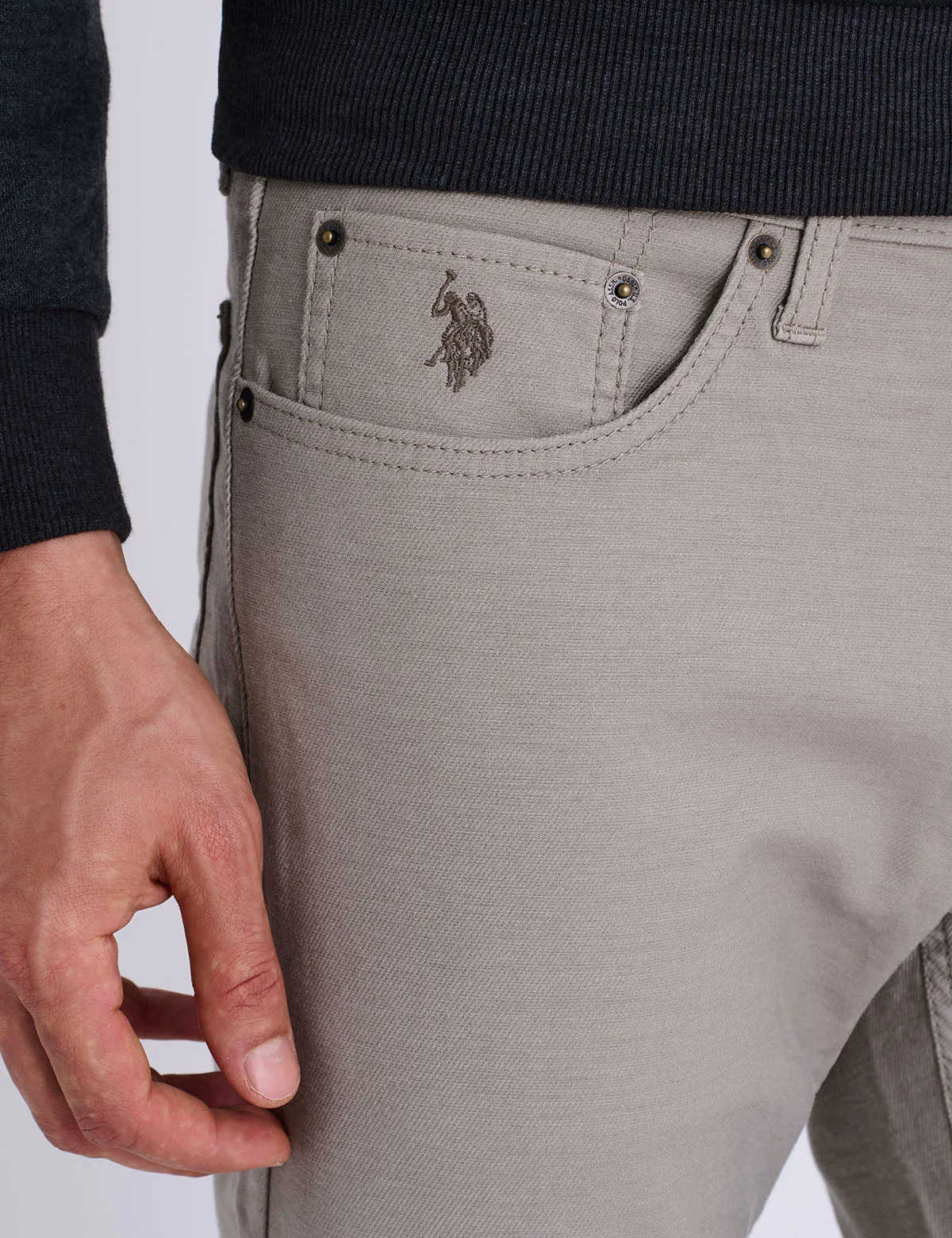 5 POCKET SLIM STRIAGHT SUPER SOFT TWILL PANTS sold by U.S. Polo Assn. product image thumbnail 5