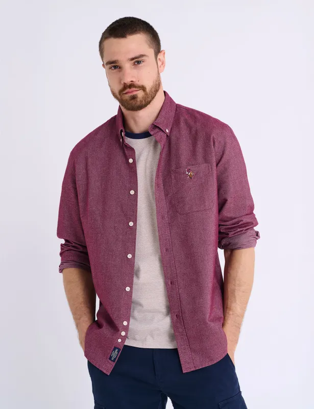 LONG SLEEVE BRUSHED OXFORD SHIRT WITH POCKET sold by U.S. Polo Assn.