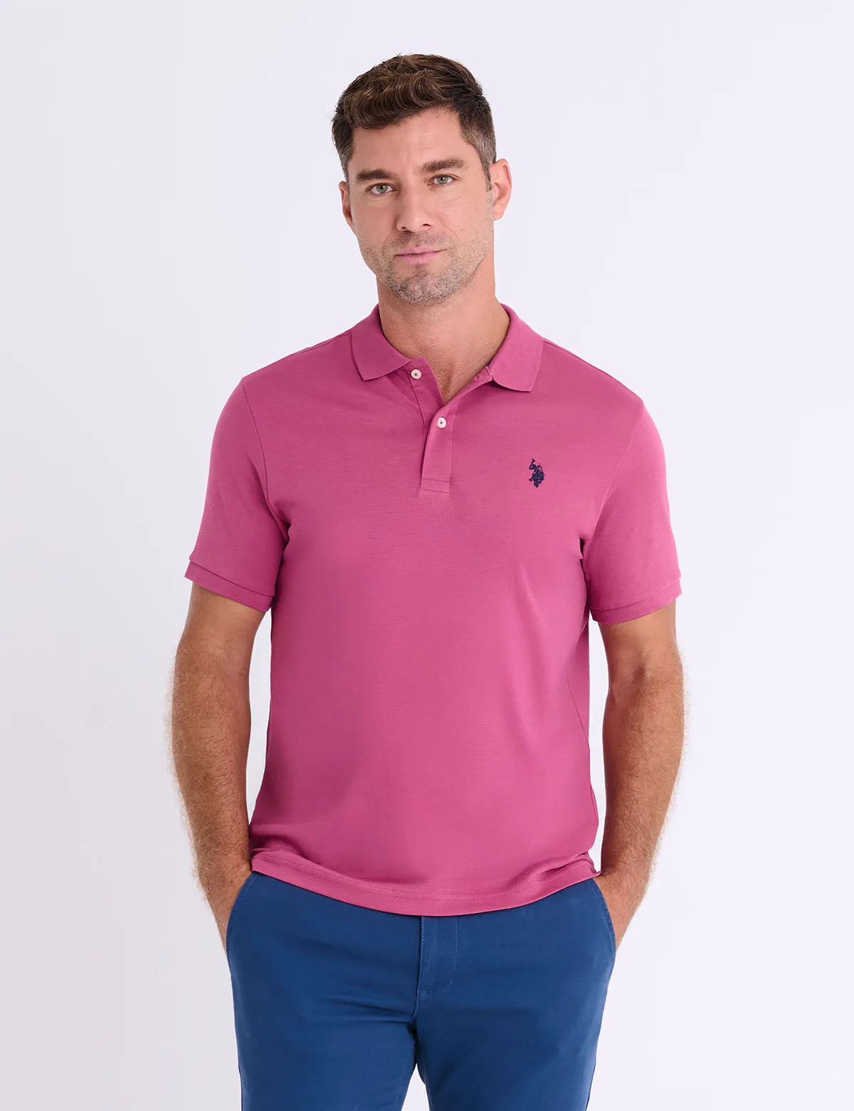 SOLID INTERLOCK POLO SHIRT sold by U.S. Polo Assn. product image thumbnail 5