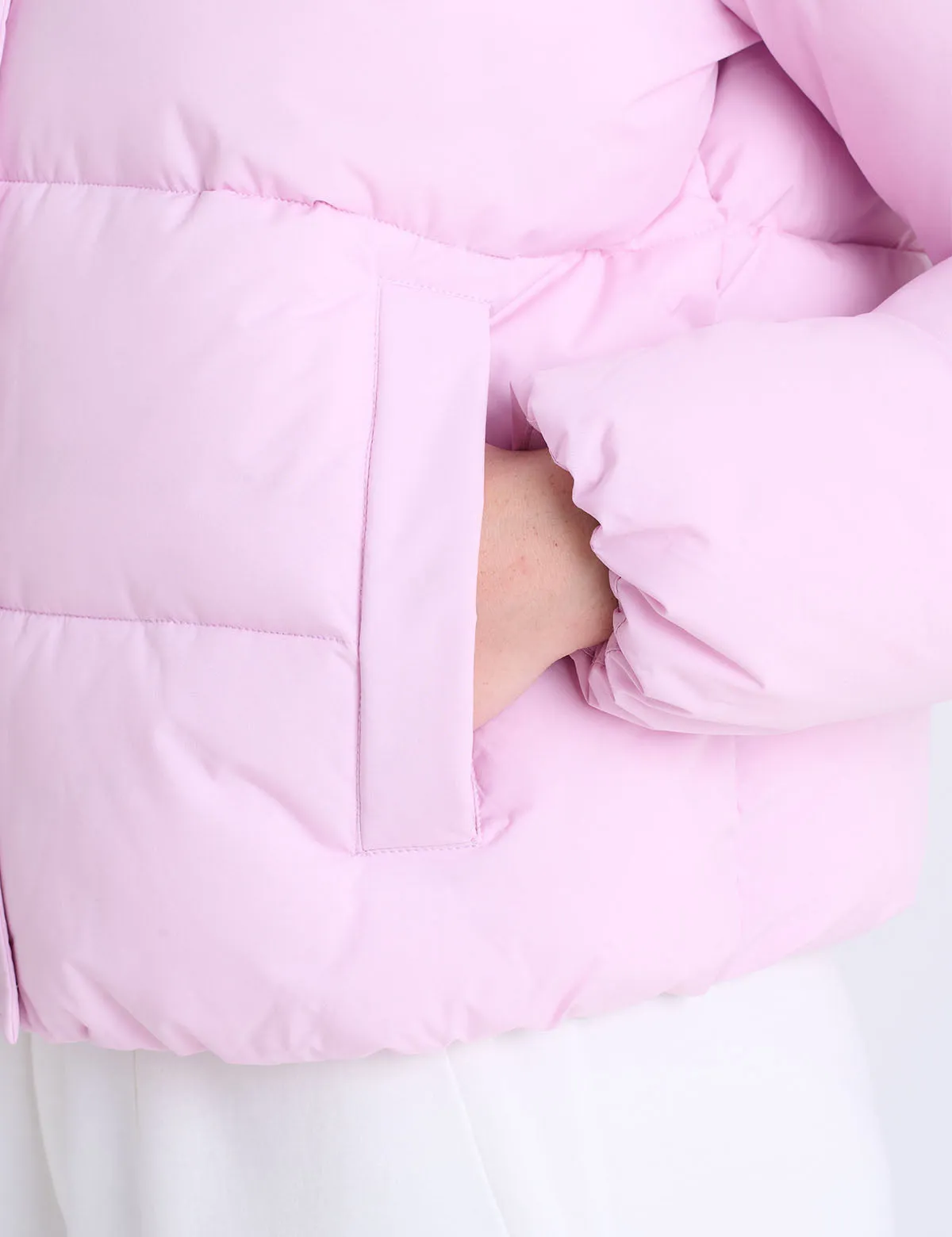 WIDE COLLAR QUILTED PUFFER JACKET sold by U.S. Polo Assn. product image thumbnail 5