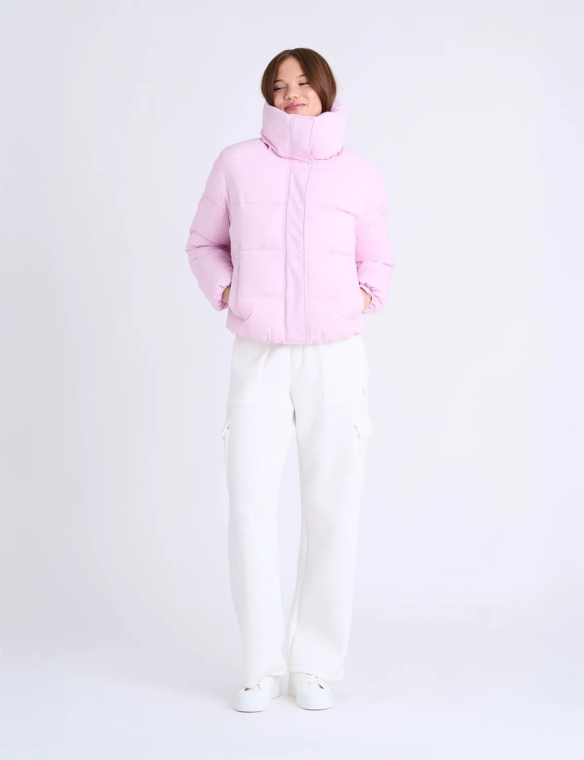 WIDE COLLAR QUILTED PUFFER JACKET sold by U.S. Polo Assn. product image thumbnail 4