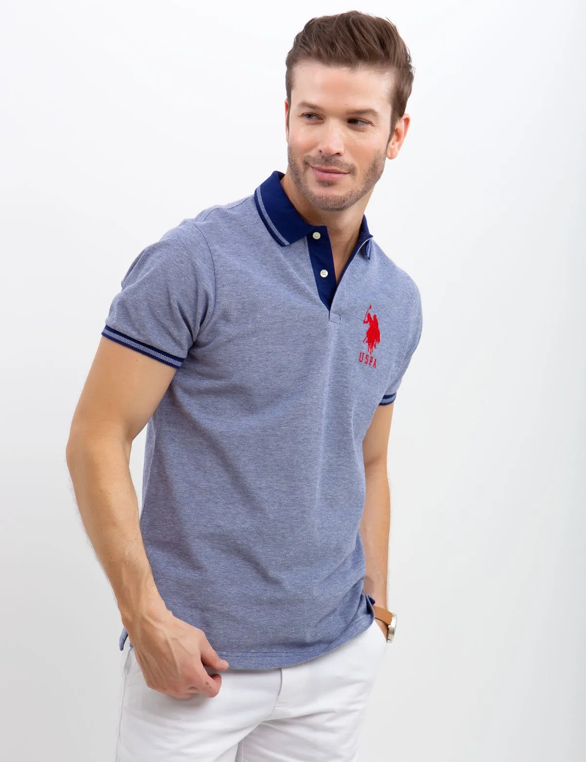 BIRDSEYE PIQUE POLO SHIRT sold by U.S. Polo Assn. product image thumbnail 5