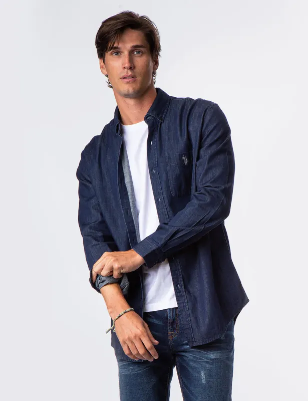 CLASSIC FIT DENIM SHIRT sold by U.S. Polo Assn.