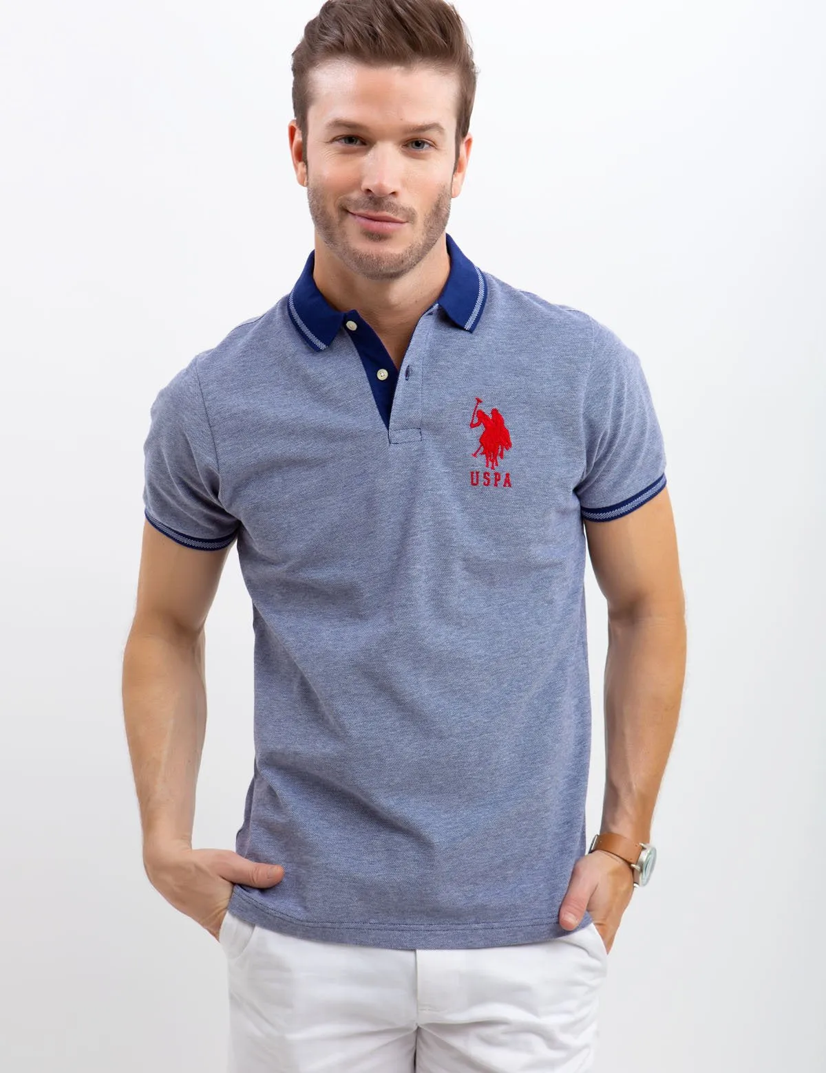 BIRDSEYE PIQUE POLO SHIRT sold by U.S. Polo Assn. product image thumbnail 4