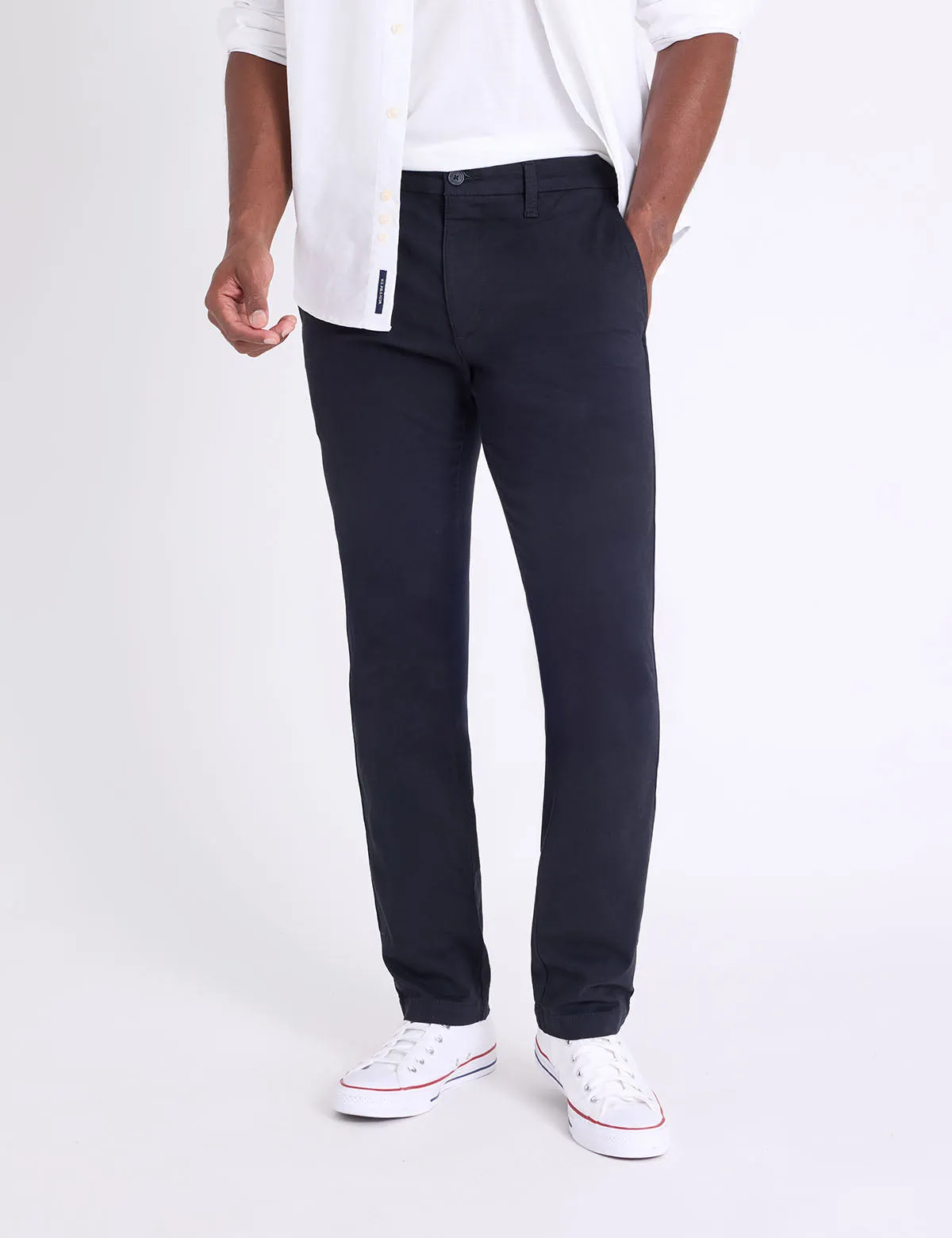 STRETCH TWILL SLIM STAIGHT CHINO PANTS sold by U.S. Polo Assn.