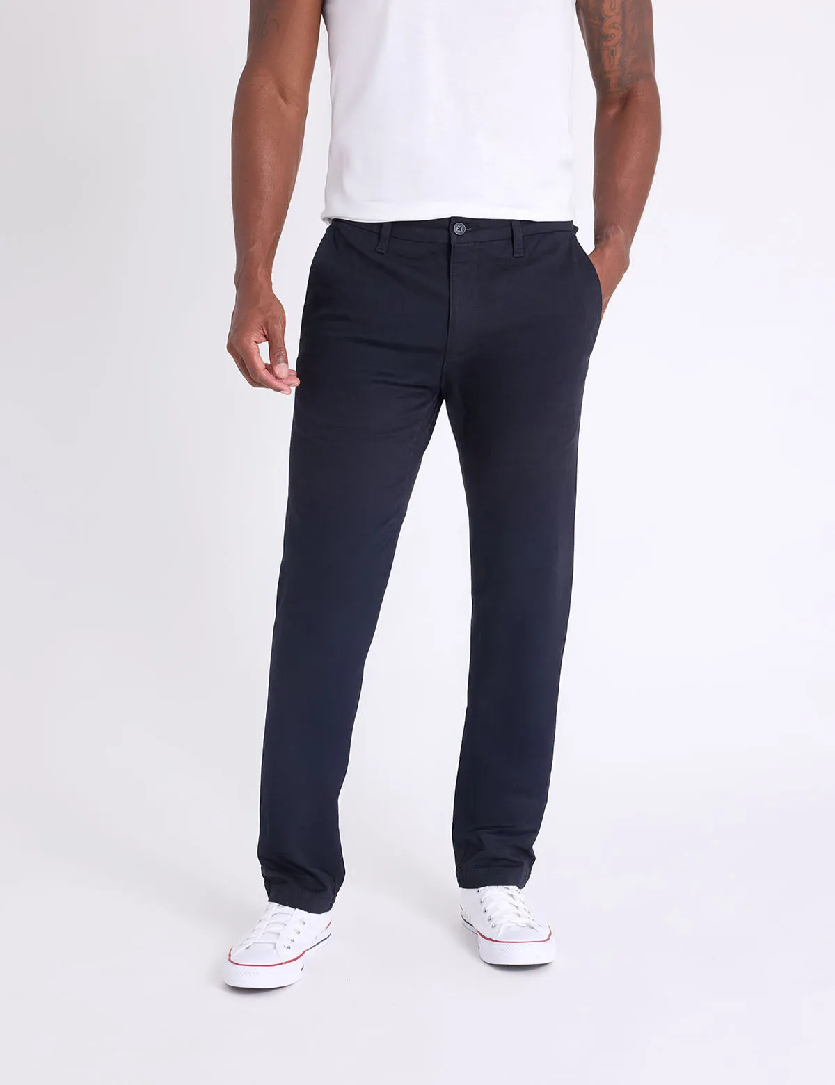 STRETCH TWILL SLIM STAIGHT CHINO PANTS sold by U.S. Polo Assn. product image thumbnail 5