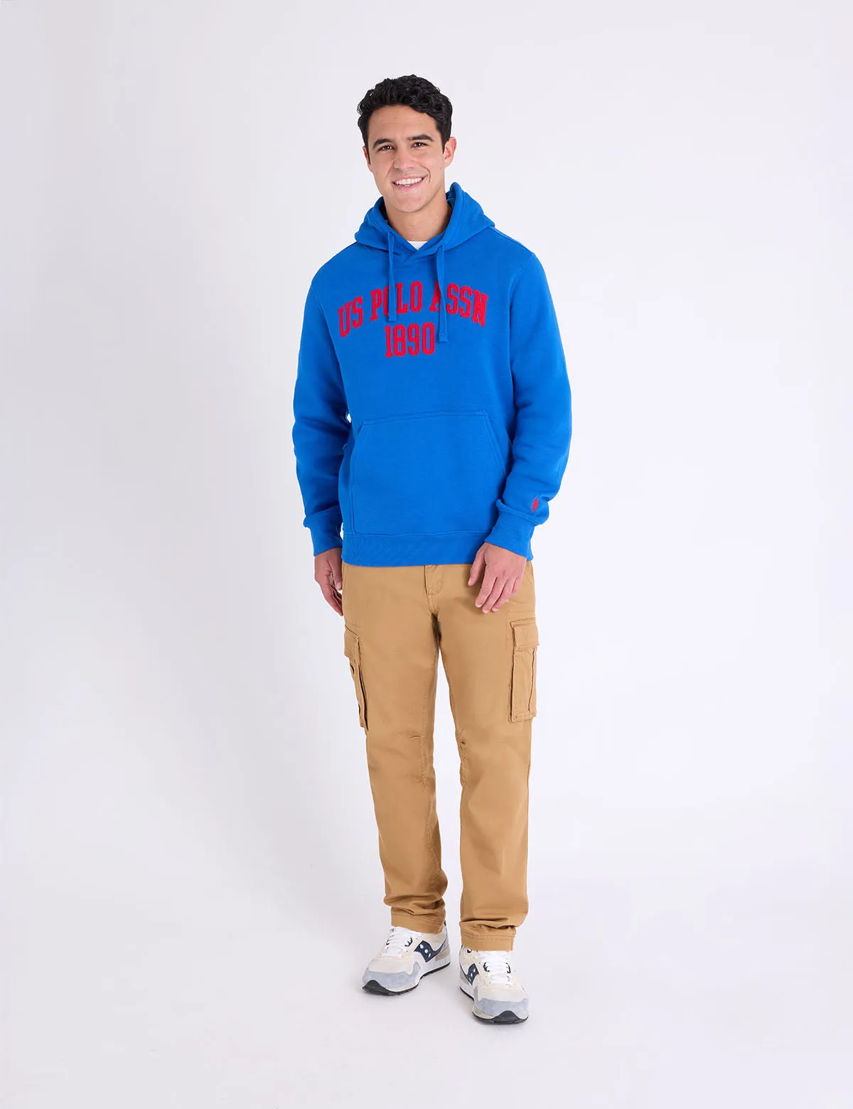 WORDMARK APPLIQUE FLEECE PULLOVER HOODIE sold by U.S. Polo Assn. product image thumbnail 4