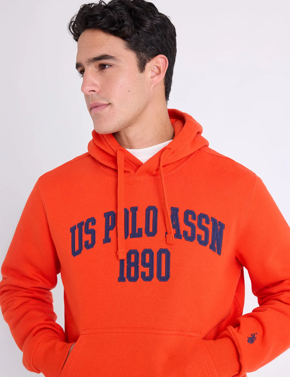 WORDMARK APPLIQUE FLEECE PULLOVER HOODIE sold by U.S. Polo Assn. product image thumbnail 5