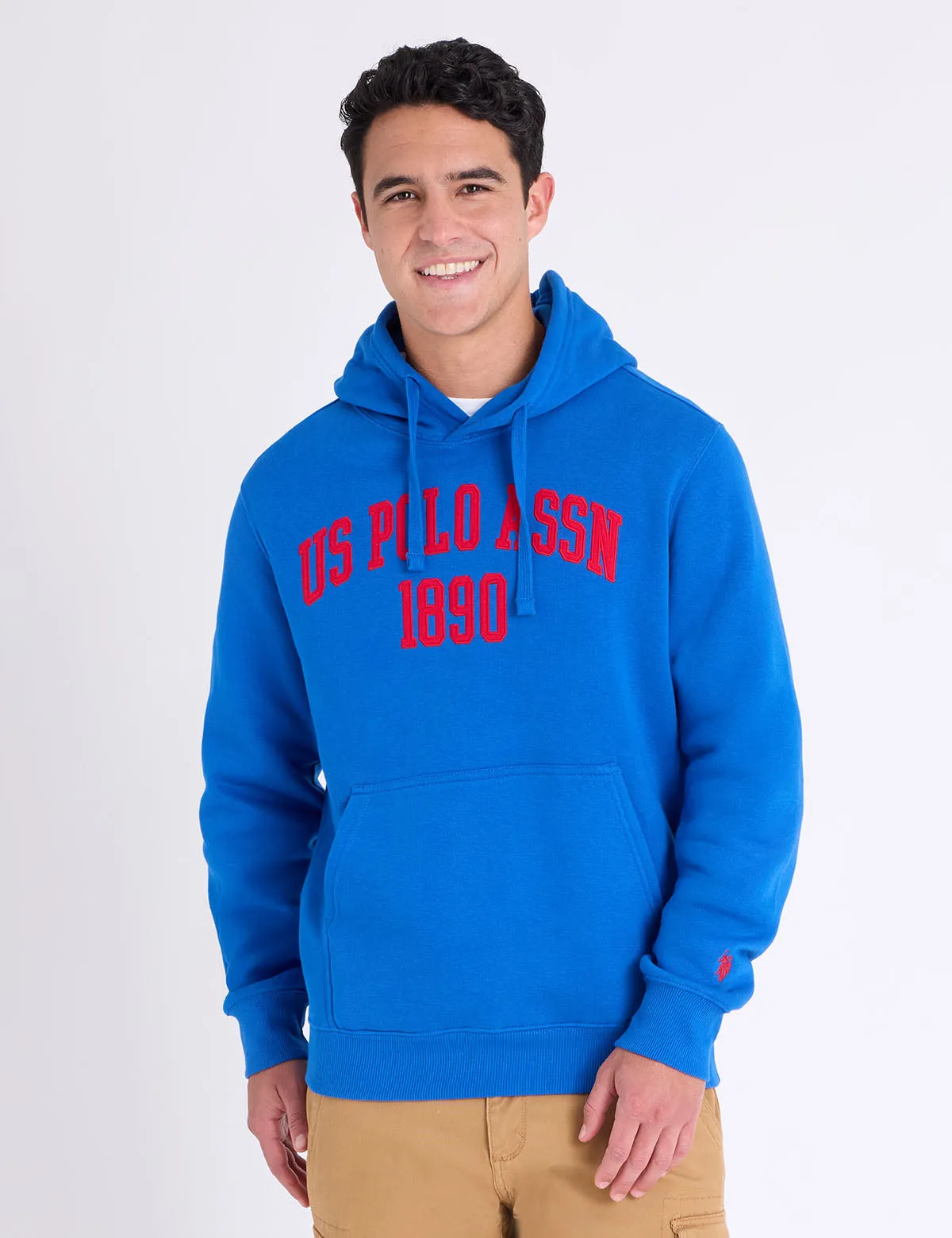 WORDMARK APPLIQUE FLEECE PULLOVER HOODIE sold by U.S. Polo Assn. product image thumbnail 2