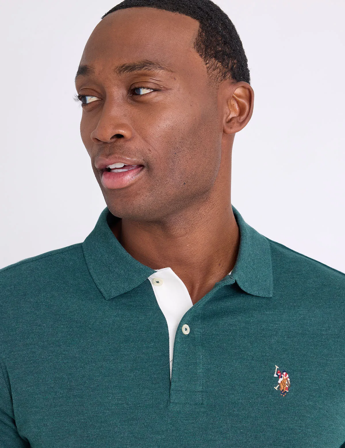 MULTI COLOR LOGO INTERLOCK POLO SHIRT sold by U.S. Polo Assn. product image thumbnail 2