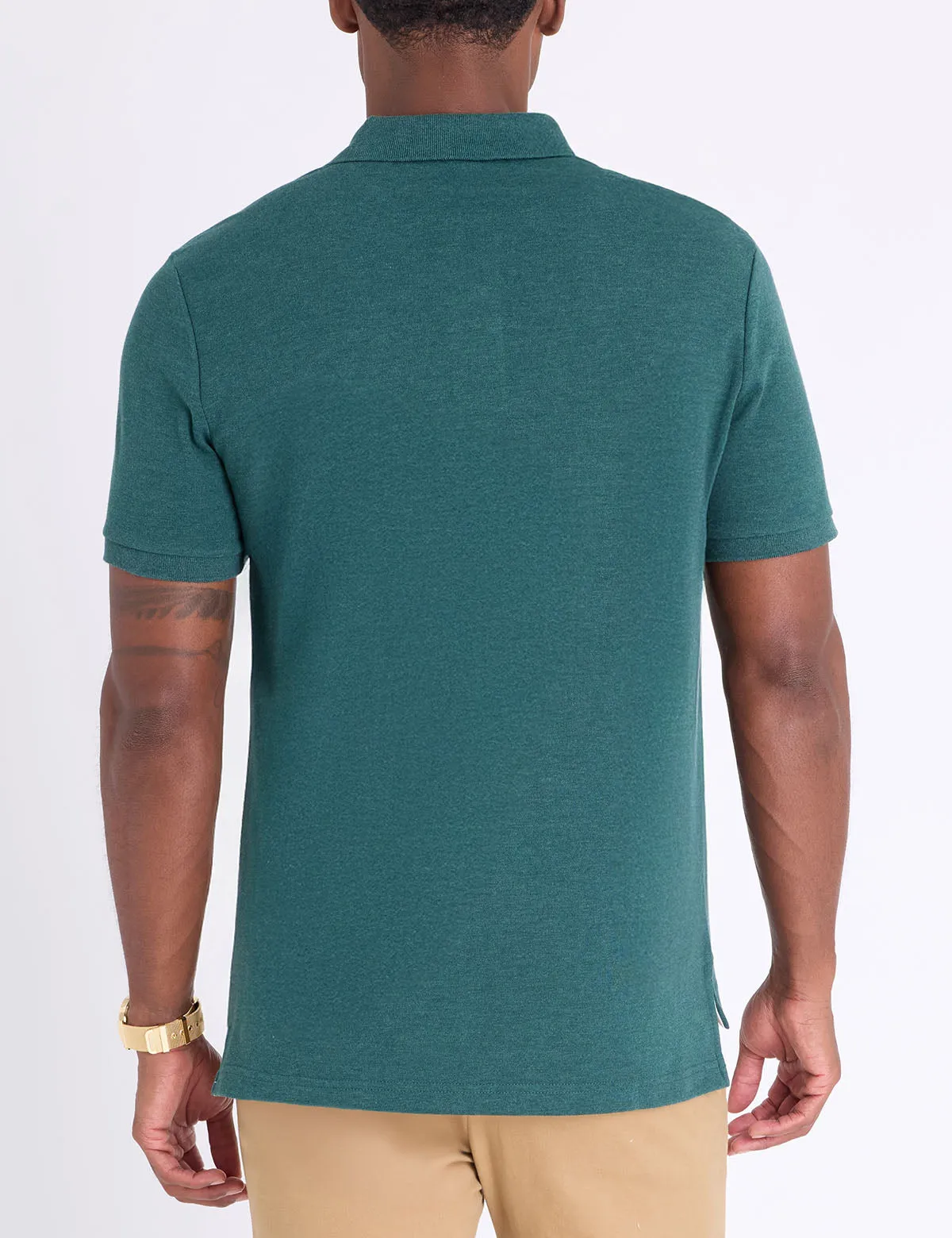 MULTI COLOR LOGO INTERLOCK POLO SHIRT sold by U.S. Polo Assn. product image thumbnail 5