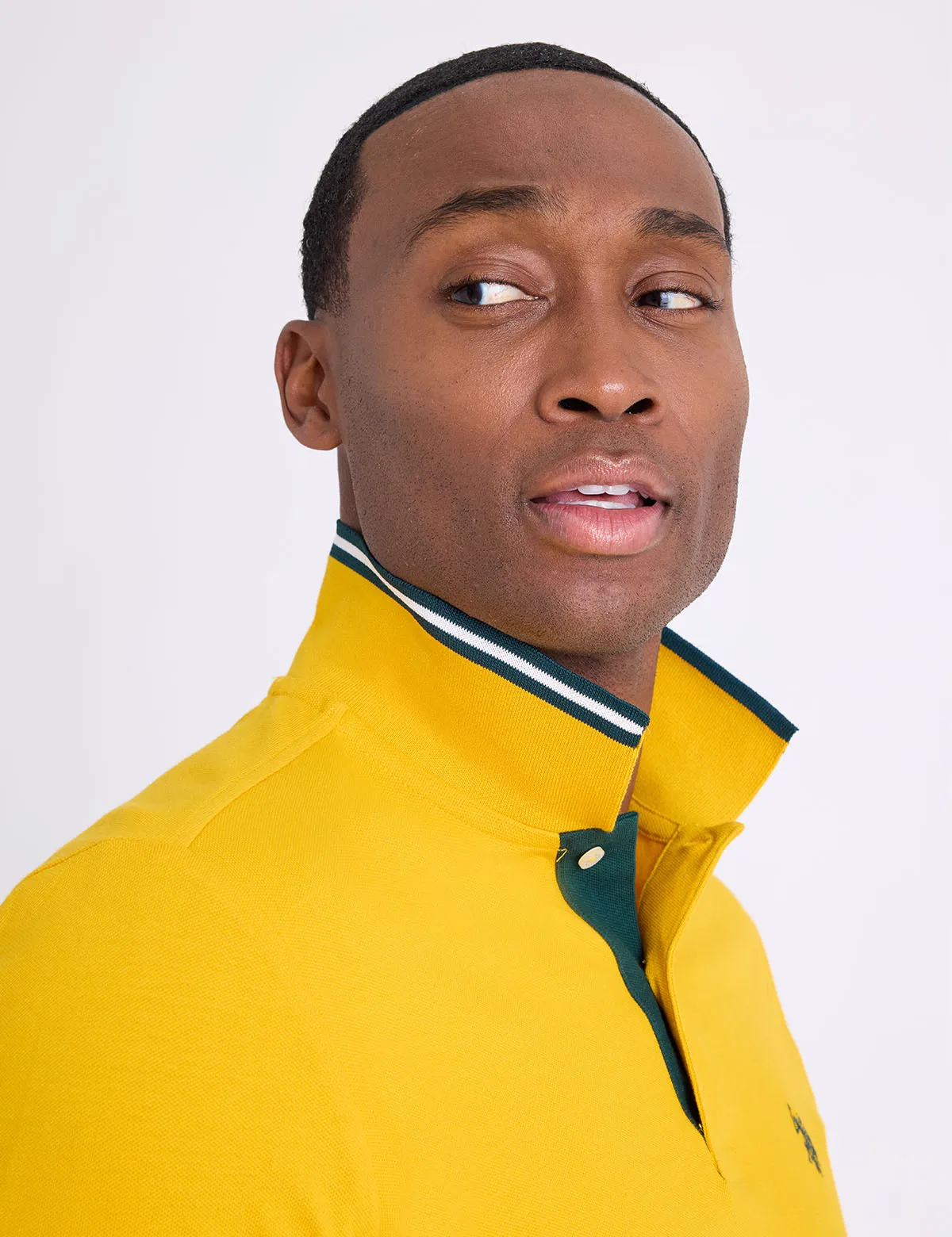 SLIM FIT STRETCH SOLID PIQUE POLO SHIRT sold by U.S. Polo Assn. product image thumbnail 5