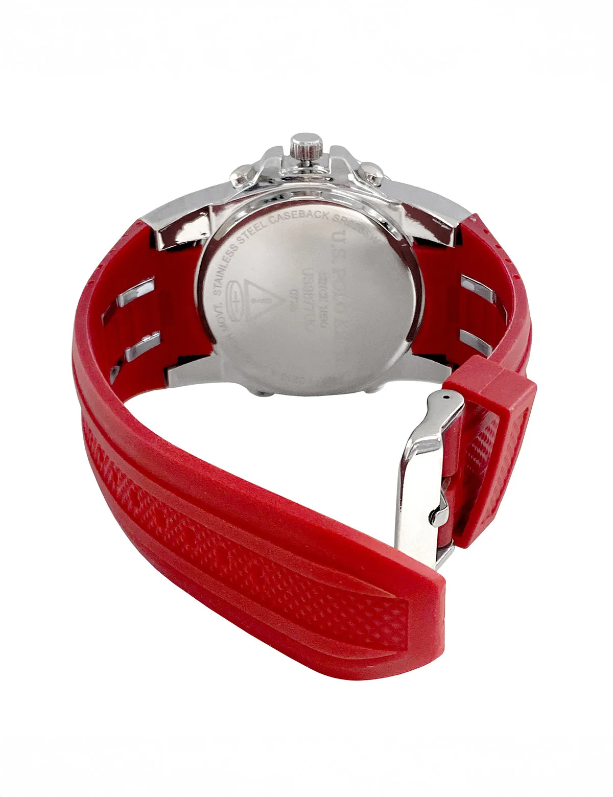 MENS RED STRAP ANADIGI WATCH sold by U.S. Polo Assn. product image thumbnail 4