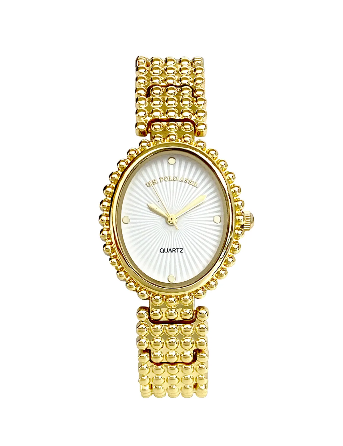LADIES OVAL FACE GOLD ANALOG WATCH sold by U.S. Polo Assn. product image thumbnail 5
