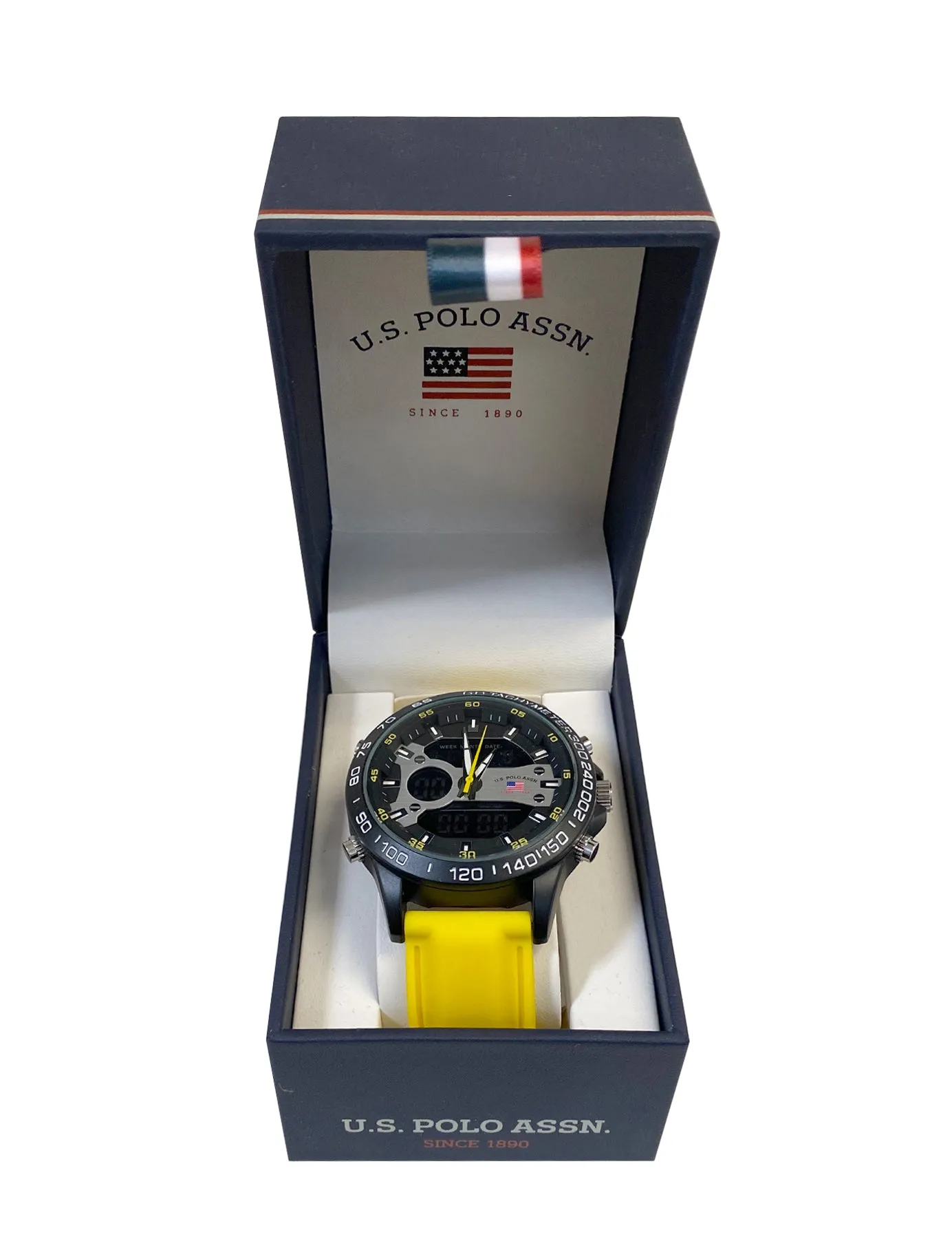 MENS YELLOW STRAP ANADIGI WATCH sold by U.S. Polo Assn. product image thumbnail 2