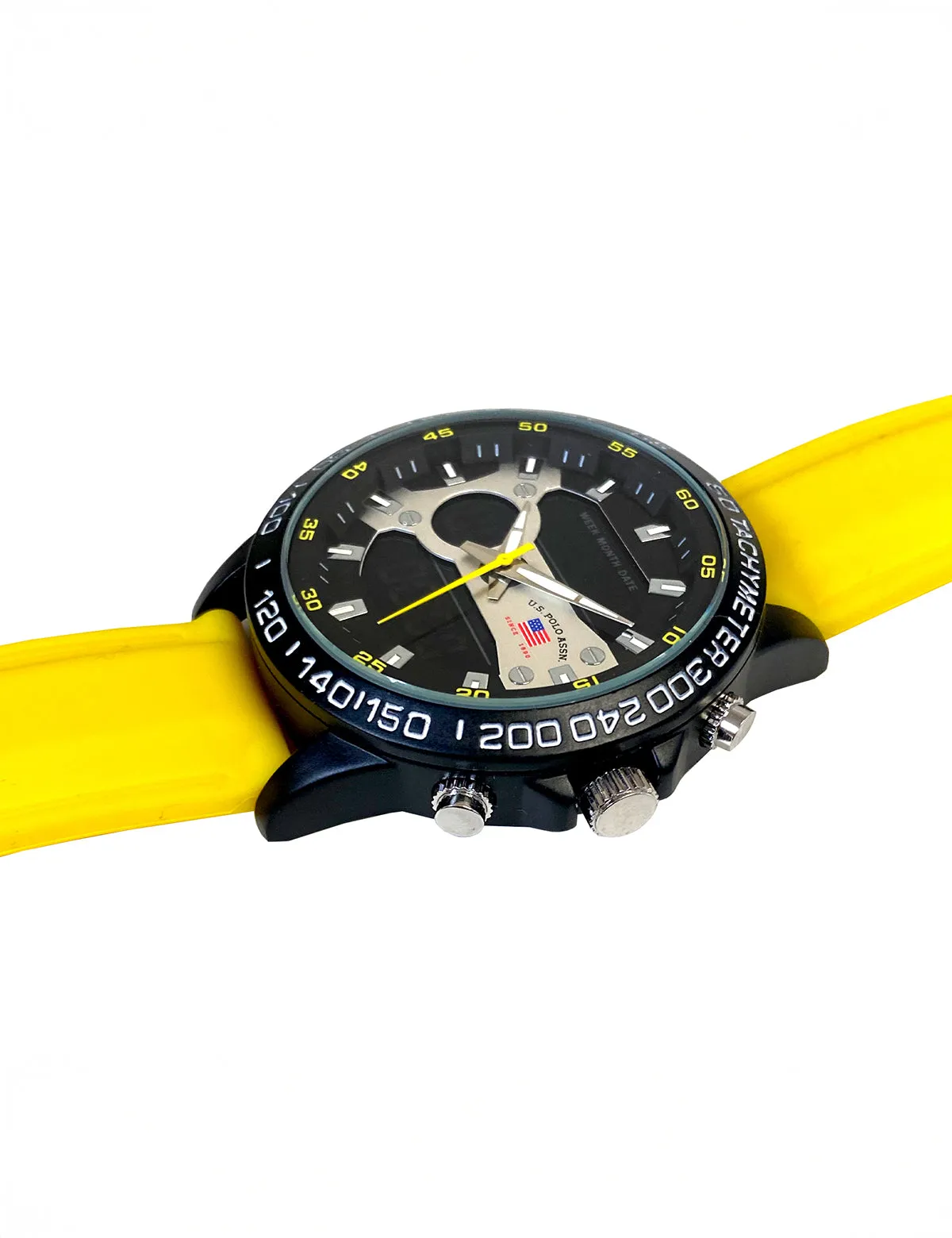 MENS YELLOW STRAP ANADIGI WATCH sold by U.S. Polo Assn. product image thumbnail 4