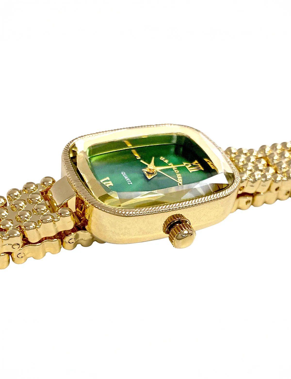 LADIES OVAL GOLD WATCH WITH GREEN FACE sold by U.S. Polo Assn. product image thumbnail 3