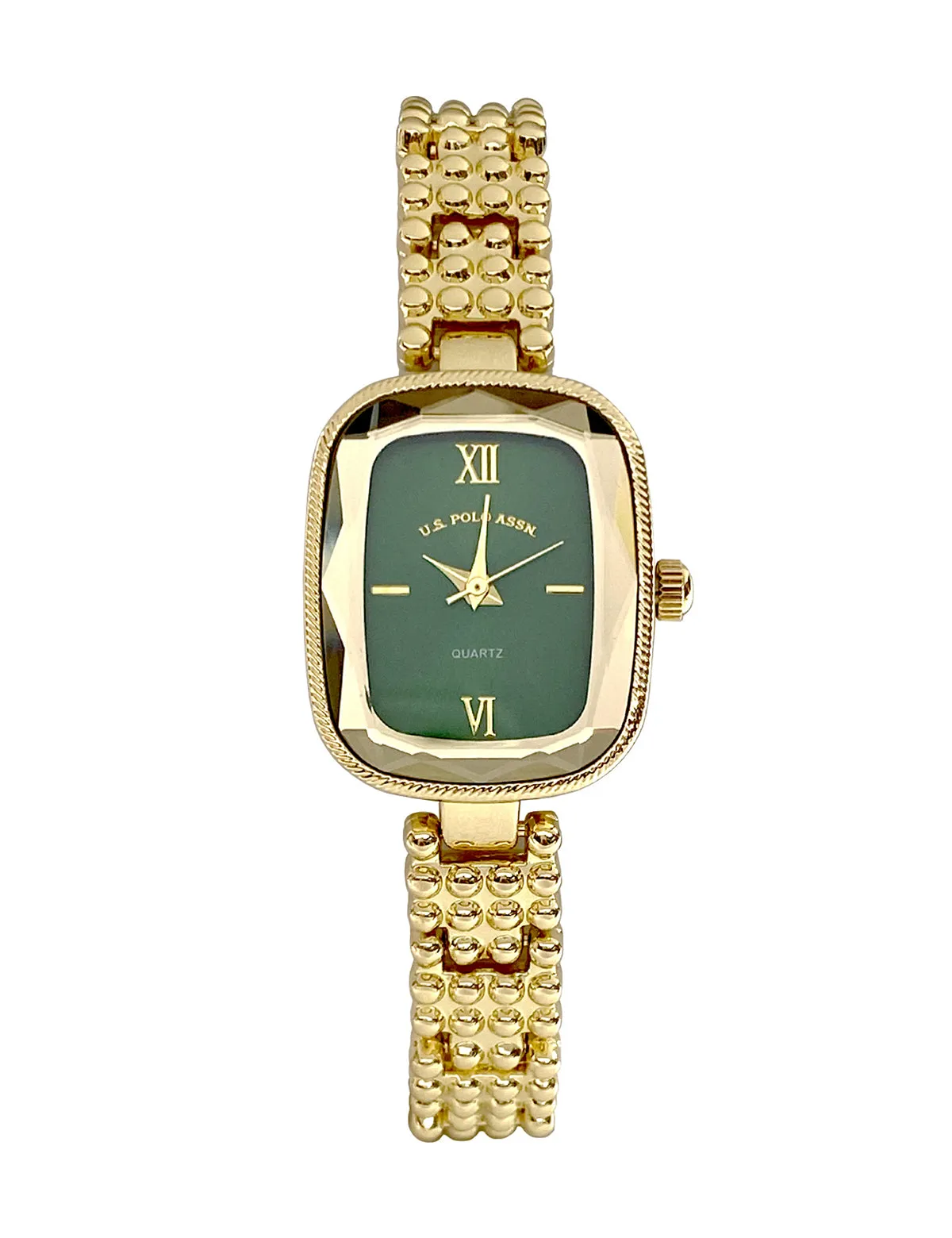 LADIES OVAL GOLD WATCH WITH GREEN FACE sold by U.S. Polo Assn. product image thumbnail 5