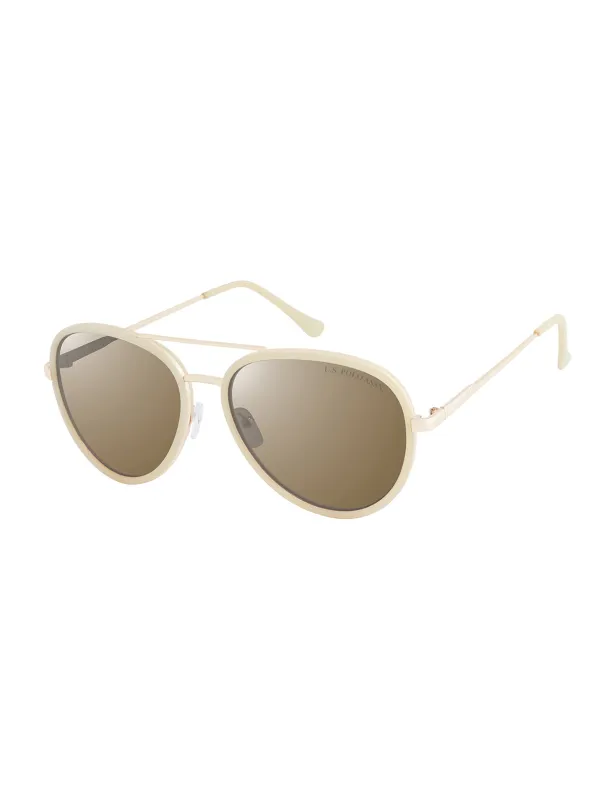 LADIES METAL ENAMEL AVIATORS sold by U.S. Polo Assn.