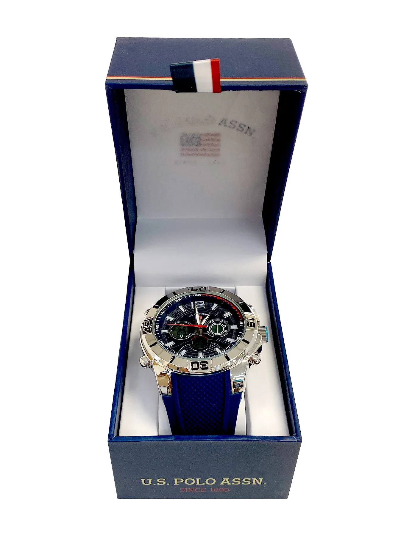 MENS NAVY STRAP ANADIGI WATCH sold by U.S. Polo Assn. product image thumbnail 2