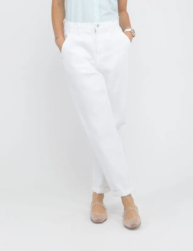 HIGH RISE PAPERBAG CROPPED JEANS sold by U.S. Polo Assn.