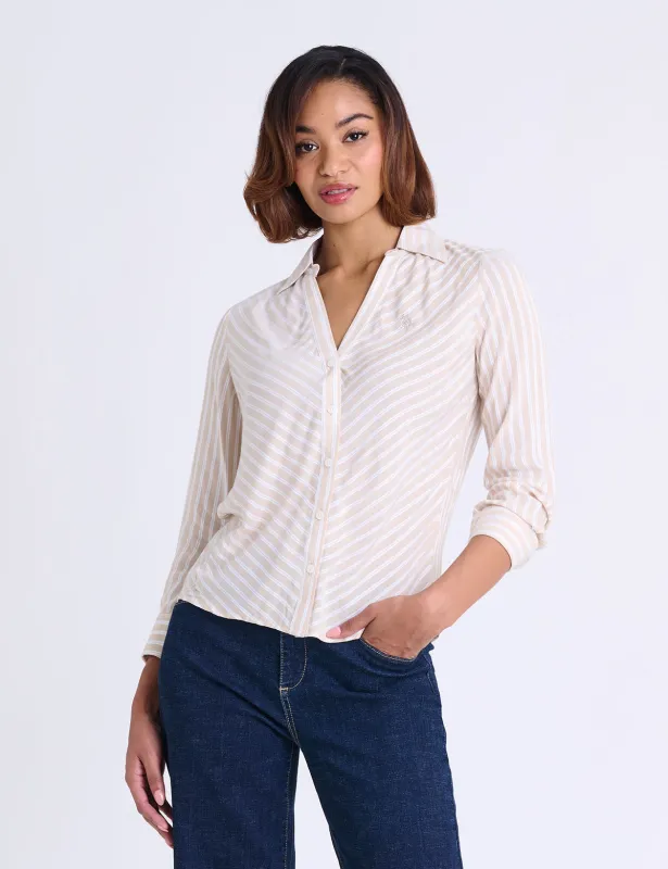 LONG SLEEVE CHEVRON STRIPE SHIRT sold by U.S. Polo Assn.