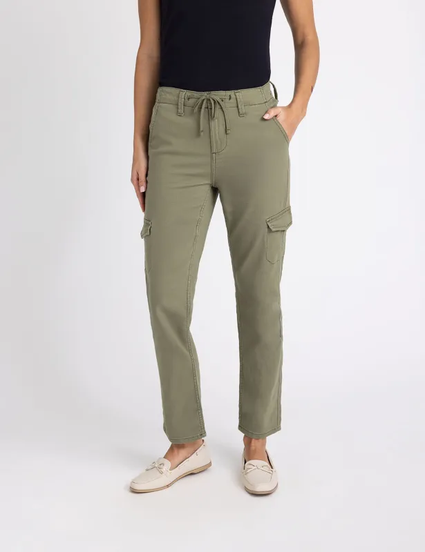 HIGH RISE CARGO DRAWSTRING PANT sold by U.S. Polo Assn.