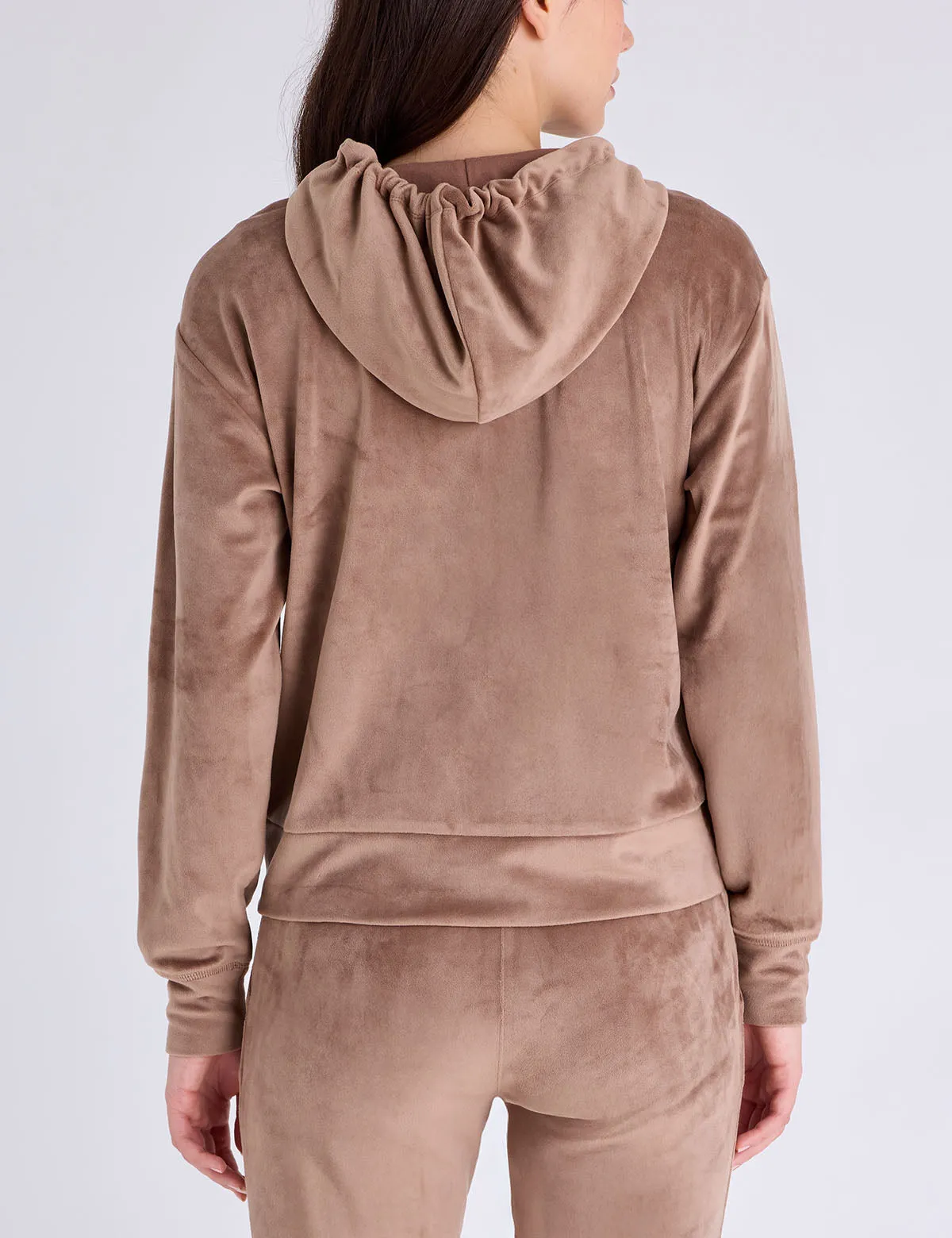 VELOUR RHINESTONE ZIP UP HOODIE sold by U.S. Polo Assn. product image thumbnail 3