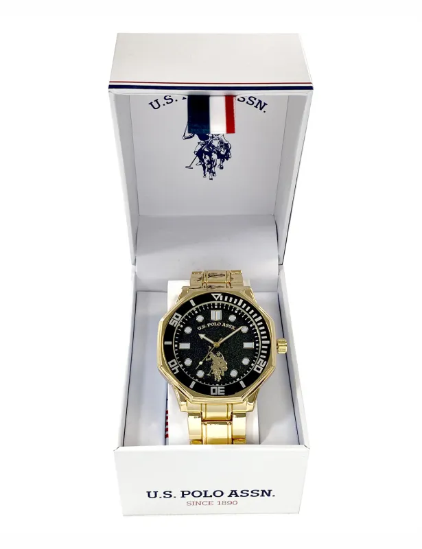 MENS GOLD LINK ANALOG WATCH sold by U.S. Polo Assn.