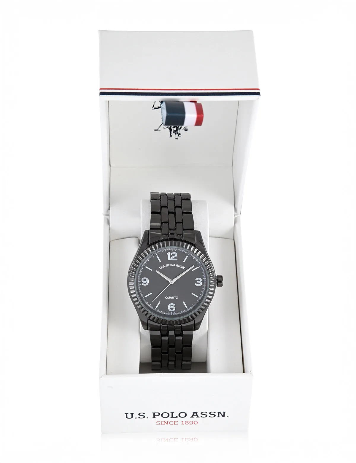 MENS DARK TONE LINK ANALOG WATCH sold by U.S. Polo Assn. product image thumbnail 2