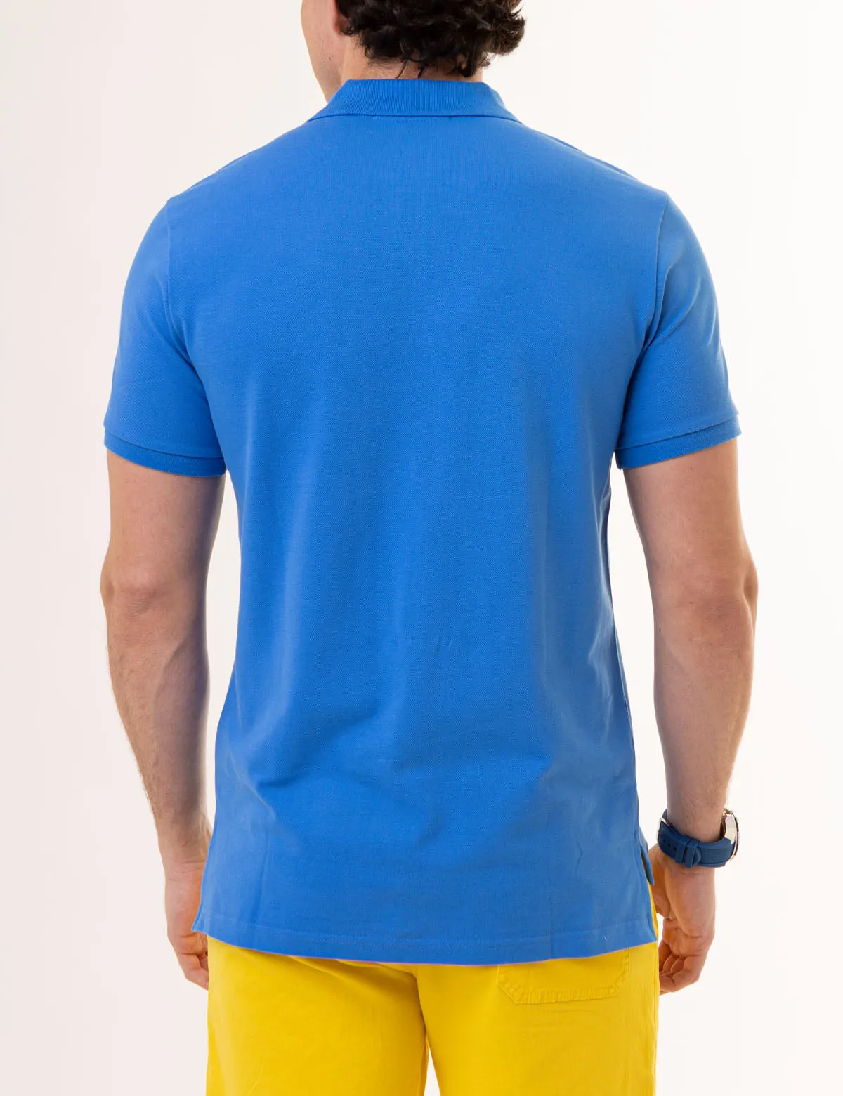 SOLID PIQUE SMALL LOGO POLO SHIRT sold by U.S. Polo Assn. product image thumbnail 3