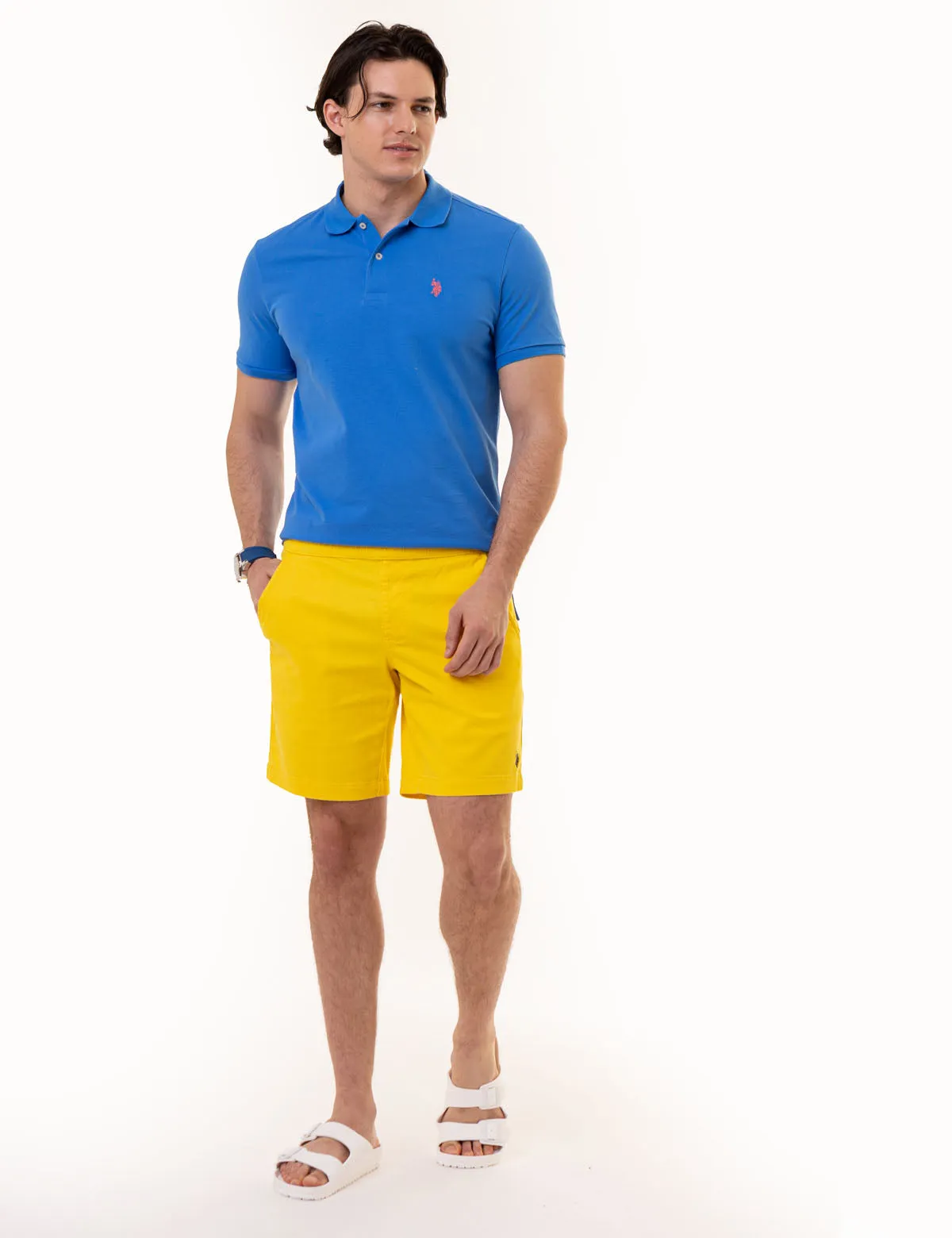 SOLID PIQUE SMALL LOGO POLO SHIRT sold by U.S. Polo Assn. product image thumbnail 2