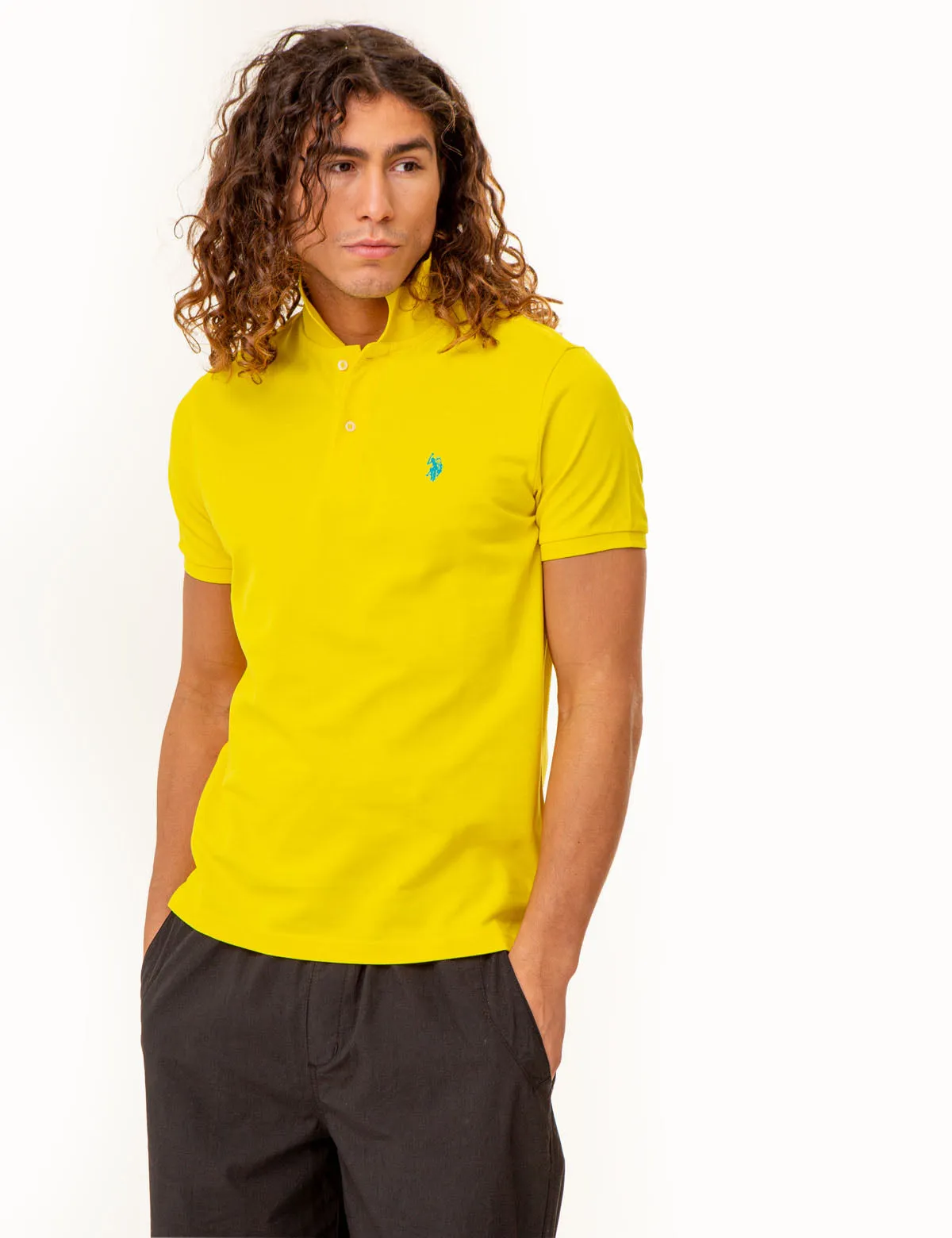 SOLID PIQUE SMALL LOGO POLO SHIRT sold by U.S. Polo Assn. product image thumbnail 4