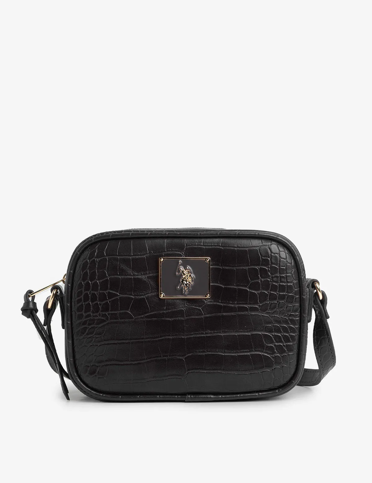 CROCODILE EMBOSSED CROSSBODY BAG sold by U.S. Polo Assn.
