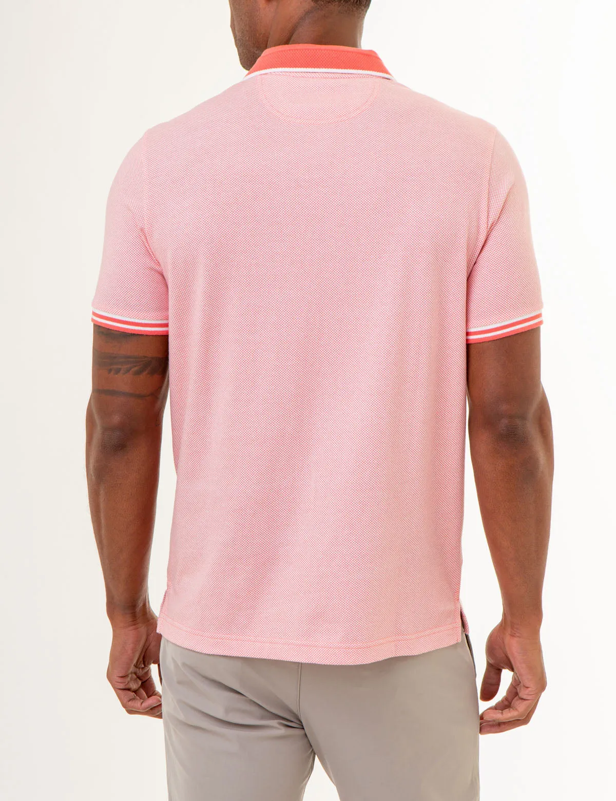 ALL OVER PRINT TEXTURED COLLAR POLO SHIRT sold by U.S. Polo Assn. product image thumbnail 4