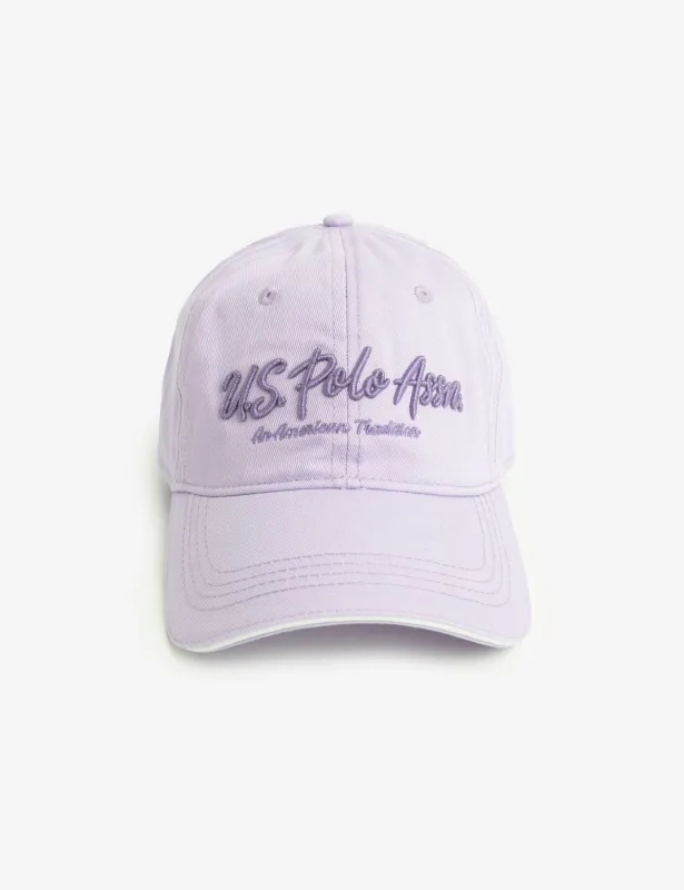 WOMENS SCRIPT EMBROIDERED HAT sold by U.S. Polo Assn.