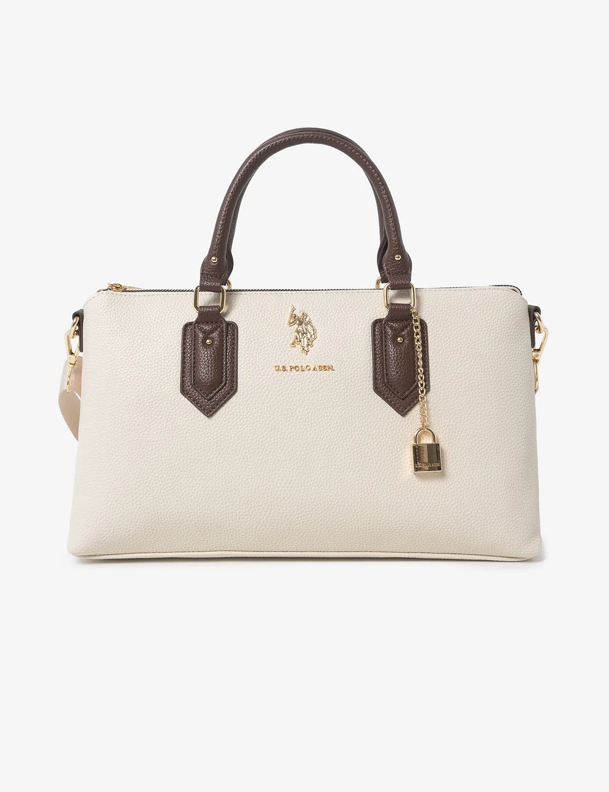 LOCK CHAIN SATCHEL BAG WITH CROSSBODY STRAP sold by U.S. Polo Assn. product image thumbnail 3