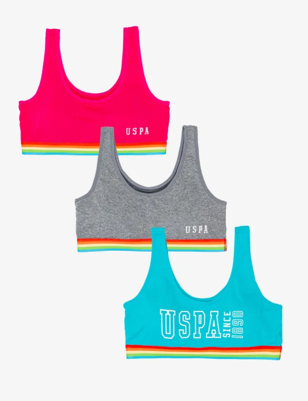 PRIDE 3 PACK SEAMLESS BRAS sold by U.S. Polo Assn.