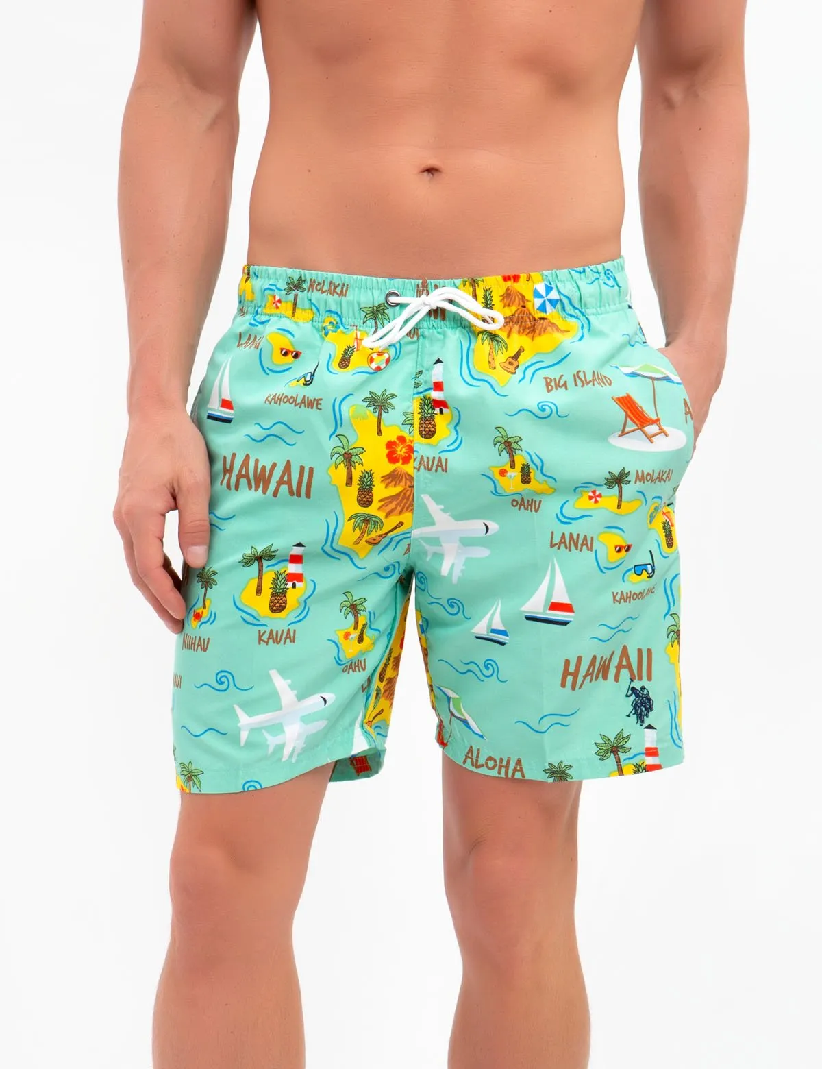 HAWAII MAP SWIM TRUNKS sold by U.S. Polo Assn. product image thumbnail 5