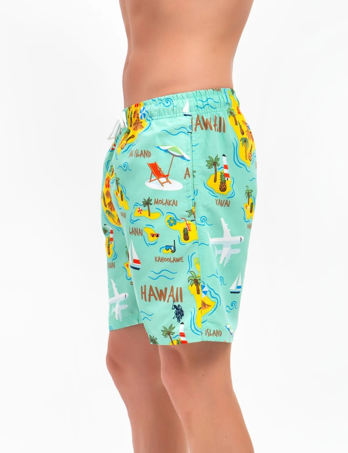 HAWAII MAP SWIM TRUNKS sold by U.S. Polo Assn. product image thumbnail 3