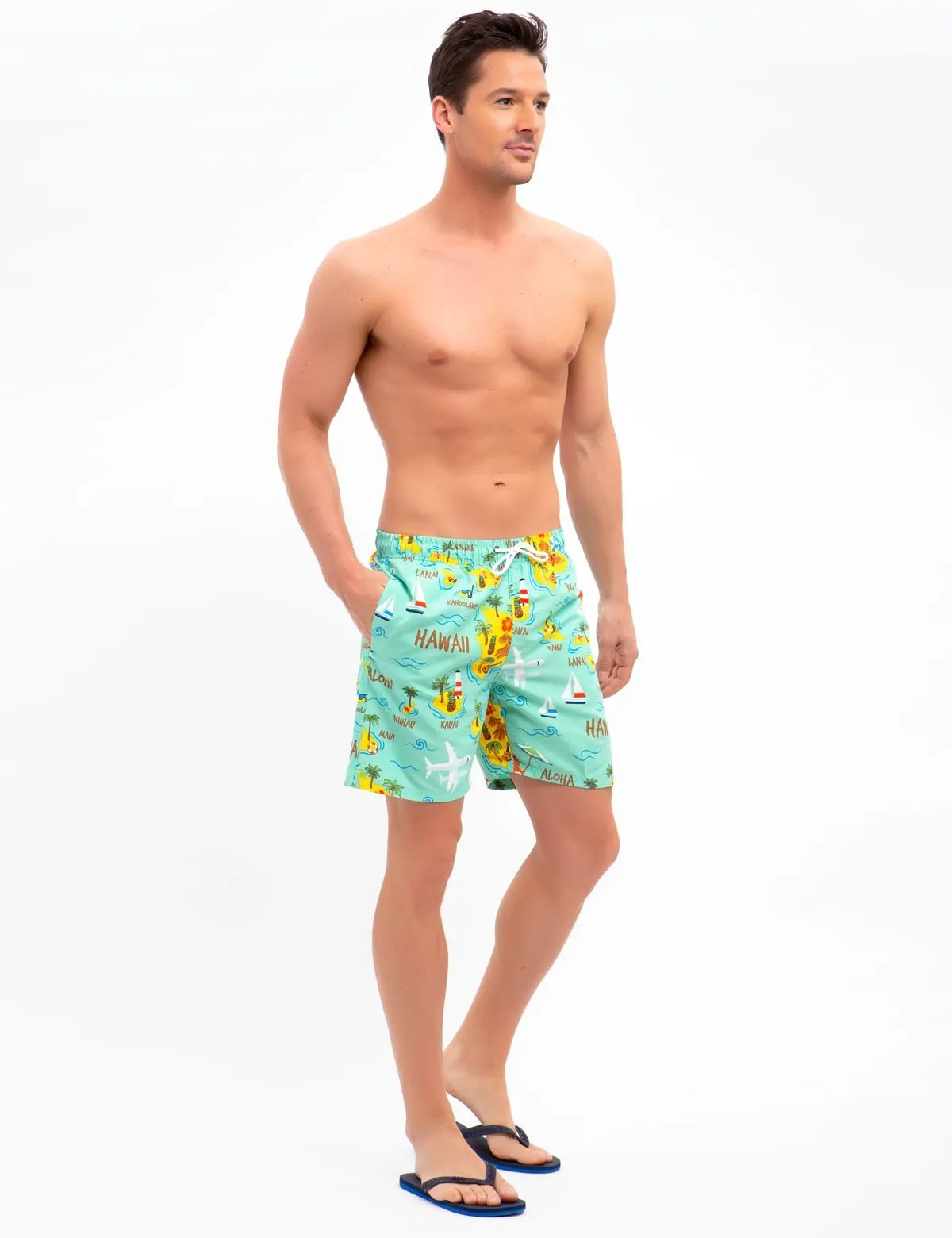 HAWAII MAP SWIM TRUNKS sold by U.S. Polo Assn. product image thumbnail 2