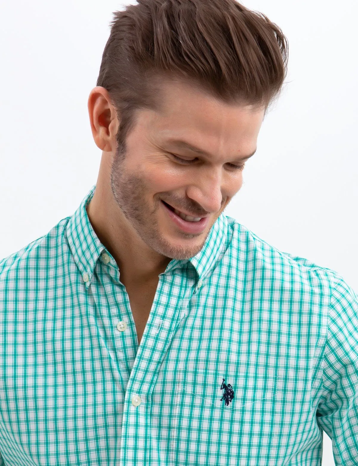 STRETCH SLIM WOVEN SHIRT sold by U.S. Polo Assn. product image thumbnail 2