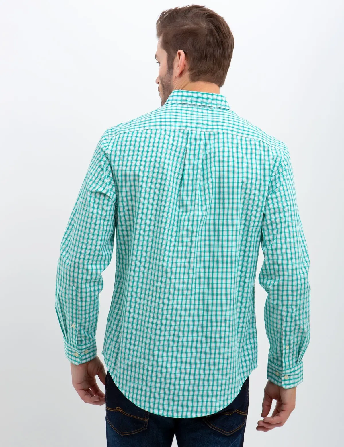 STRETCH SLIM WOVEN SHIRT sold by U.S. Polo Assn. product image thumbnail 4