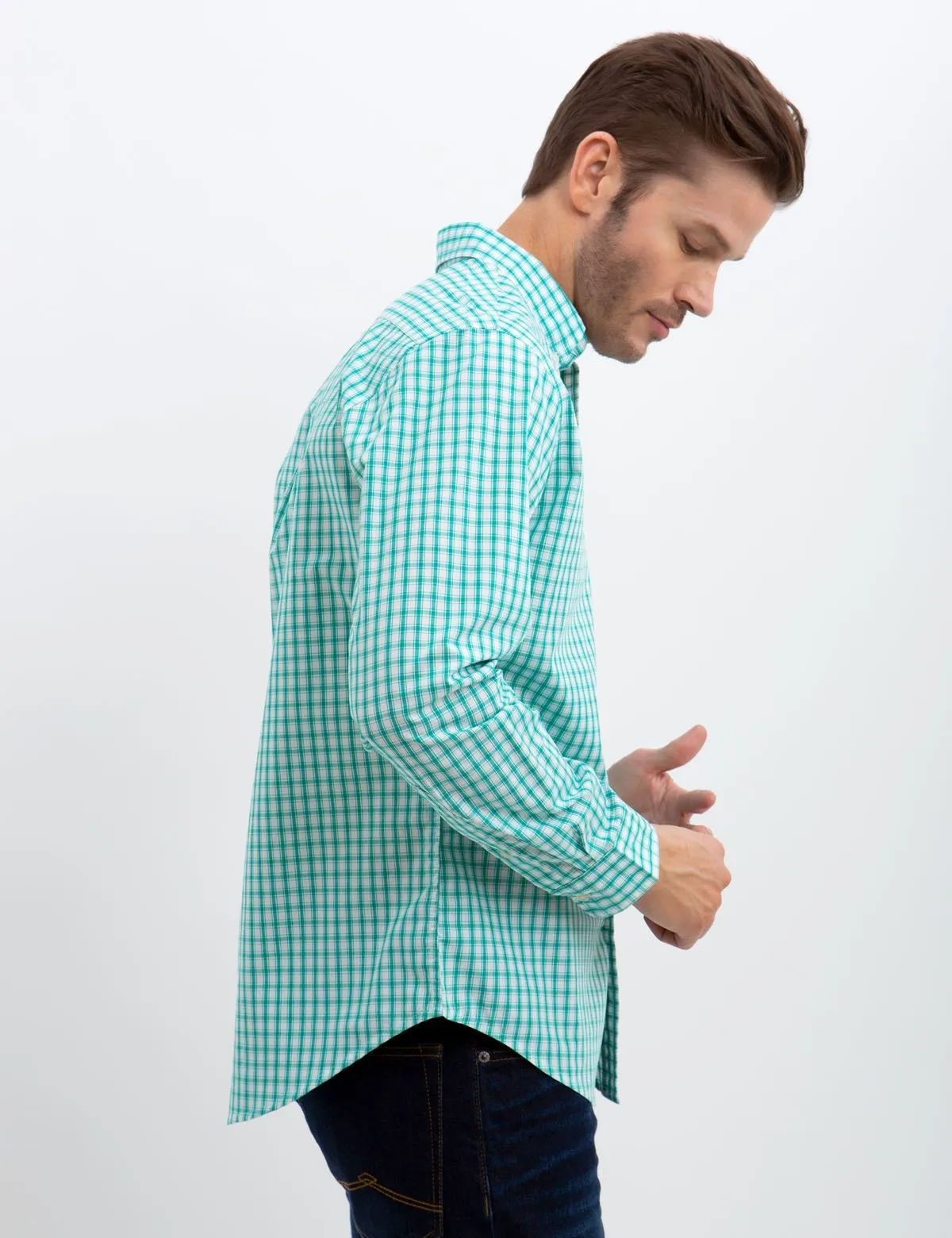 STRETCH SLIM WOVEN SHIRT sold by U.S. Polo Assn. product image thumbnail 3