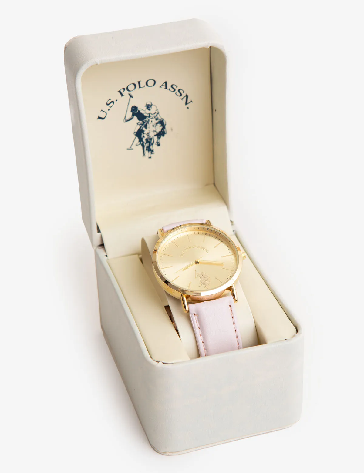 LADIES CLASSIC PINK STRAP WATCH sold by U.S. Polo Assn. product image thumbnail 3