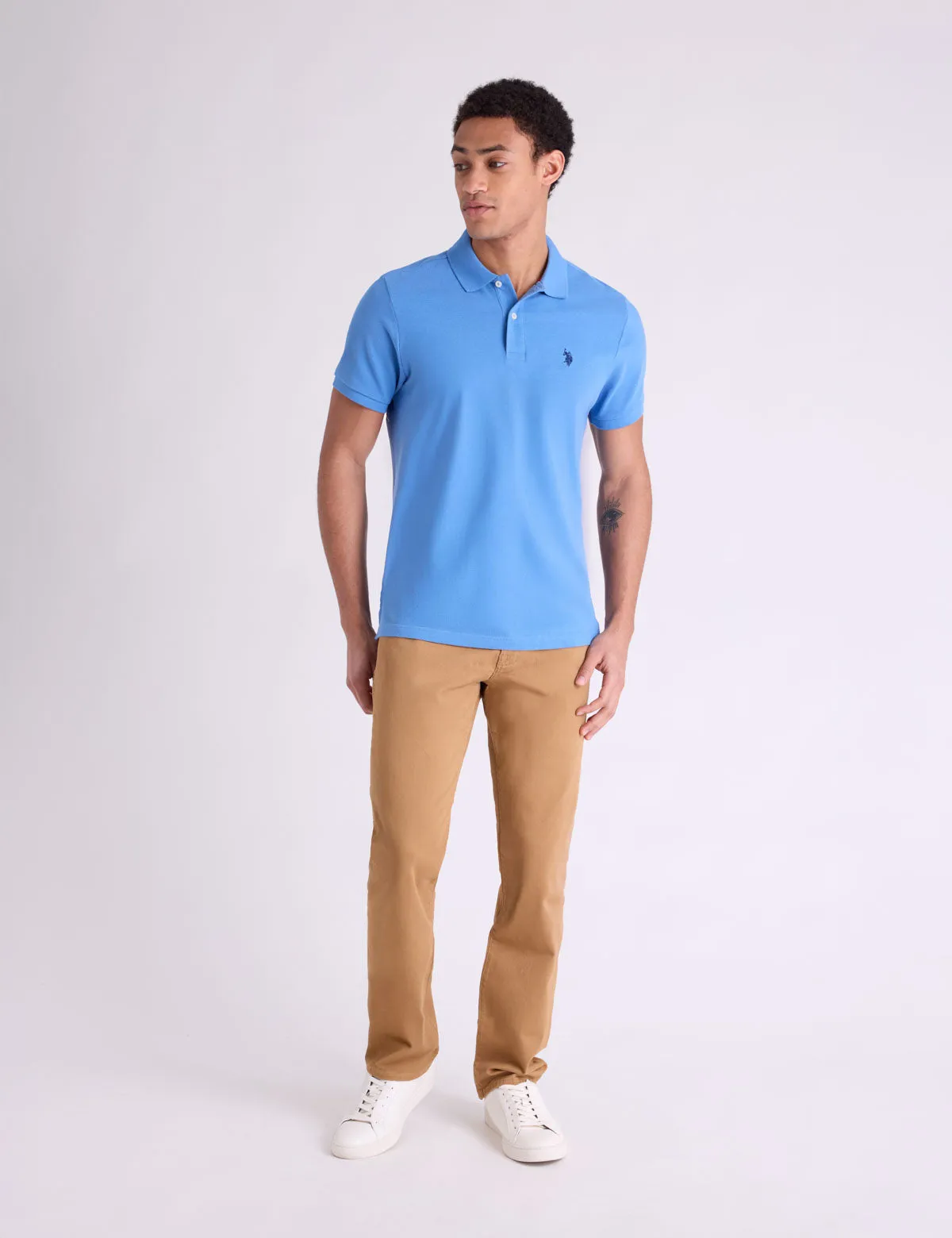 SLIM STRAIGHT 5 POCKET STRETCH CHINO PANTS sold by U.S. Polo Assn. product image thumbnail 2