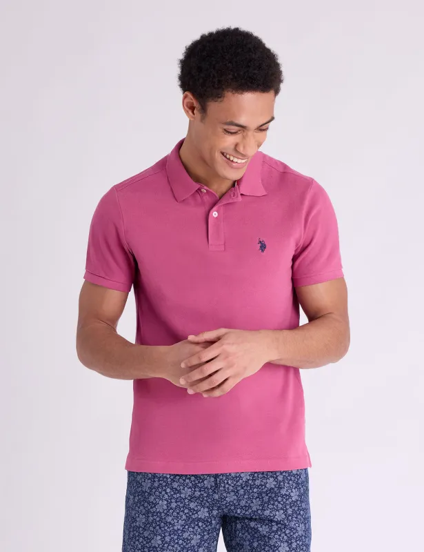 SLIM FIT SOLID PIQUE POLO SHIRT sold by U.S. Polo Assn.