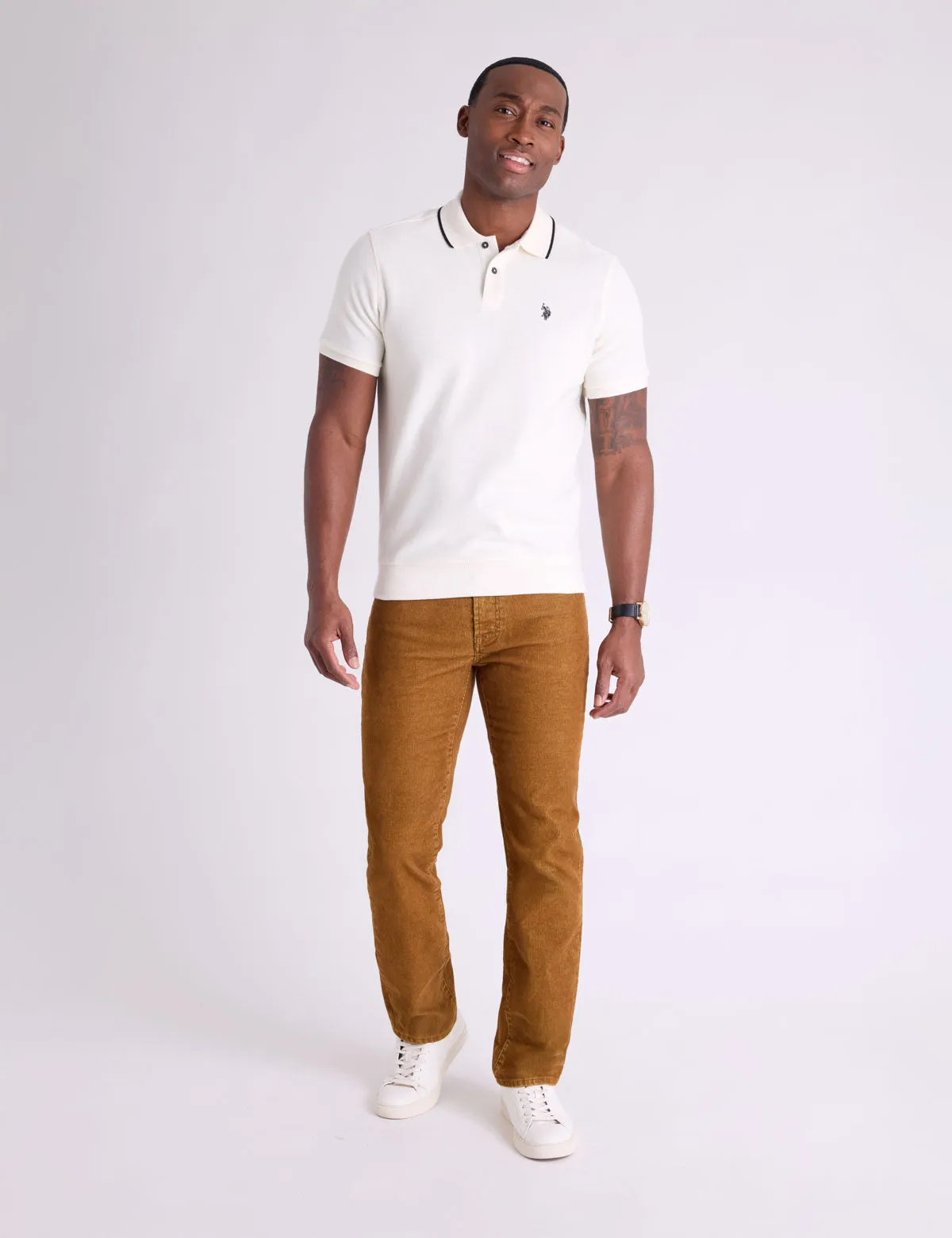 5 POCKET SLIM STRAIGHT CORDUROY PANTS sold by U.S. Polo Assn. product image thumbnail 2