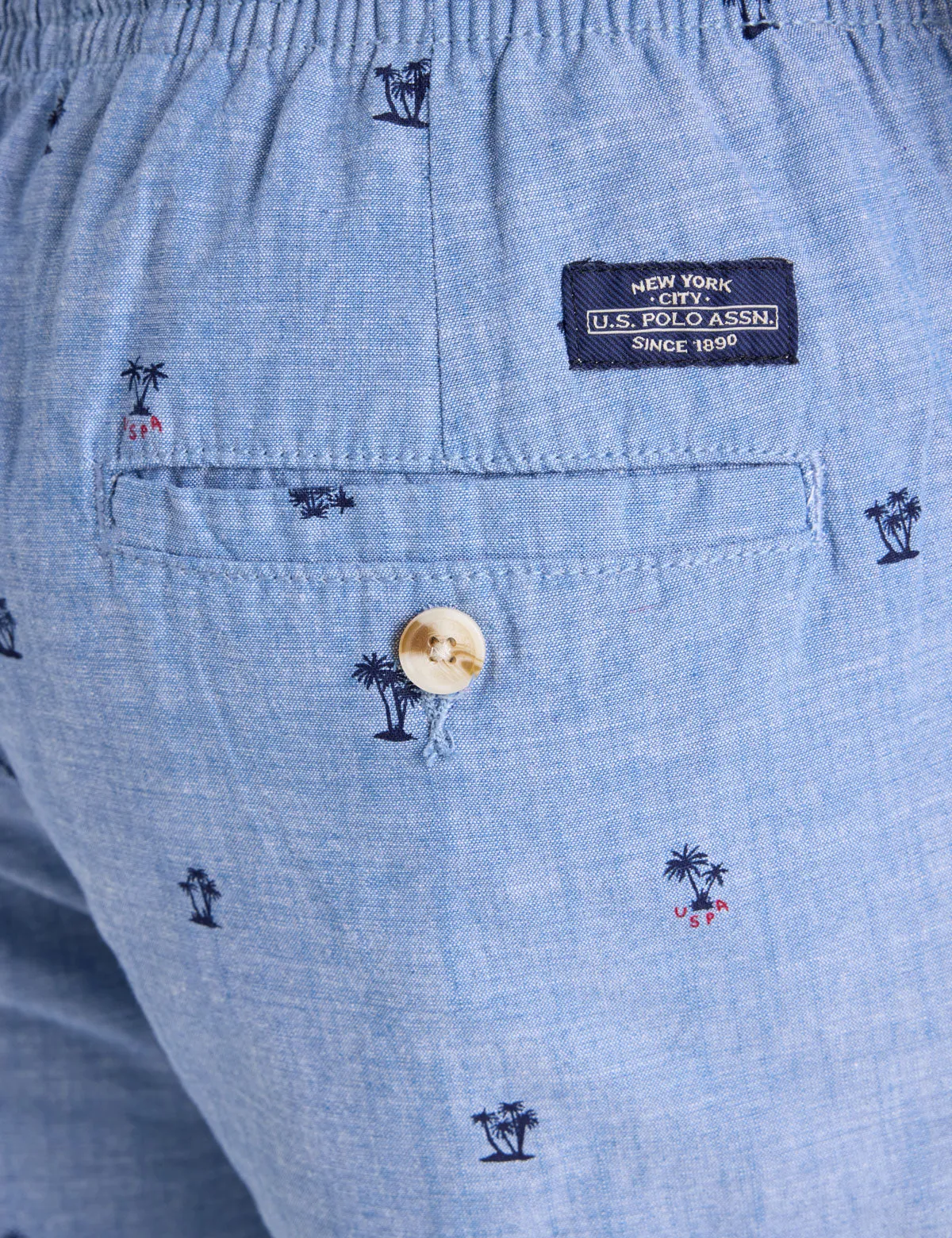 PRINTED DRAWSTRING JOGGER SHORTS sold by U.S. Polo Assn. product image thumbnail 4